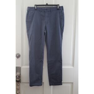 Men's Express Slim Comfort Hyper Stretch Chino Size 34W x 32L Blue